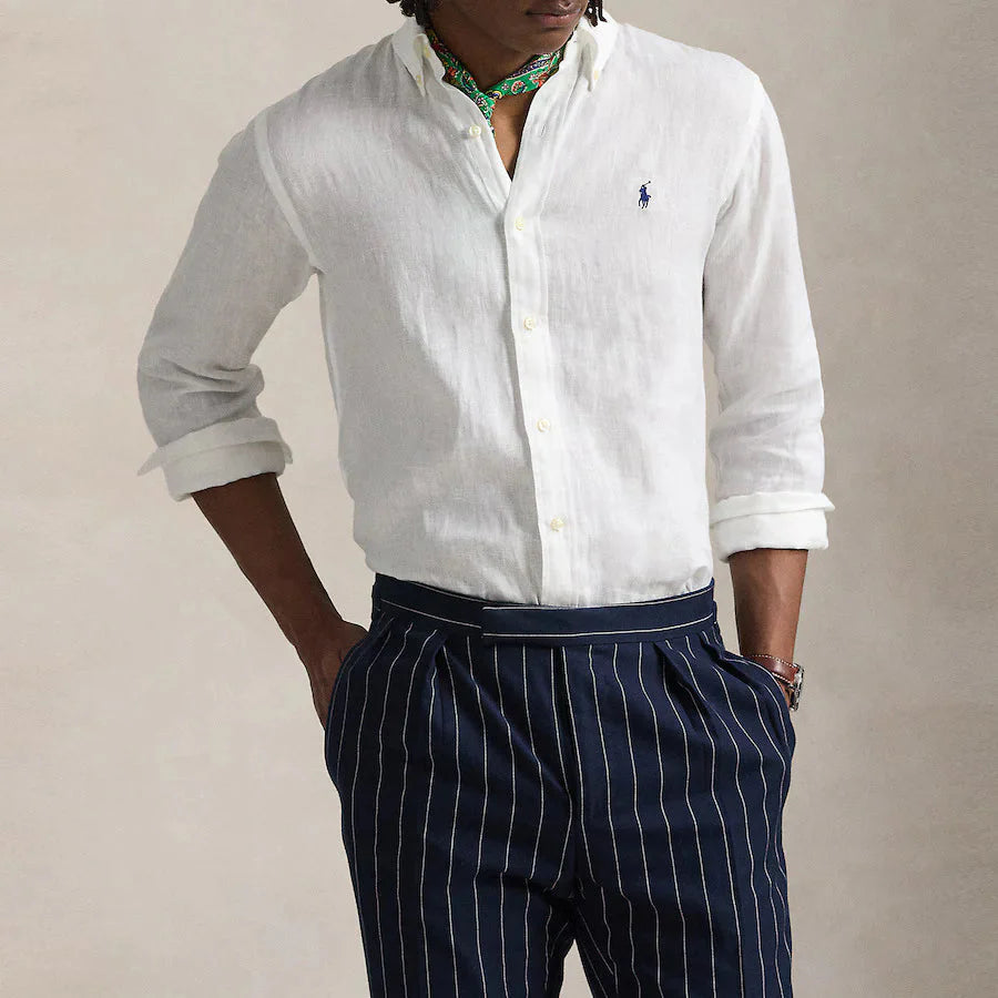 RL White Linen Shirt