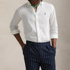 RL White Linen Shirt