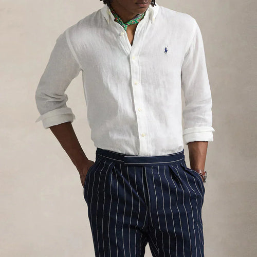 LF White Linen Shirt