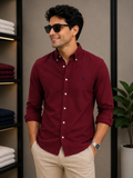RL Red Oxford Full Sleeve Shirt