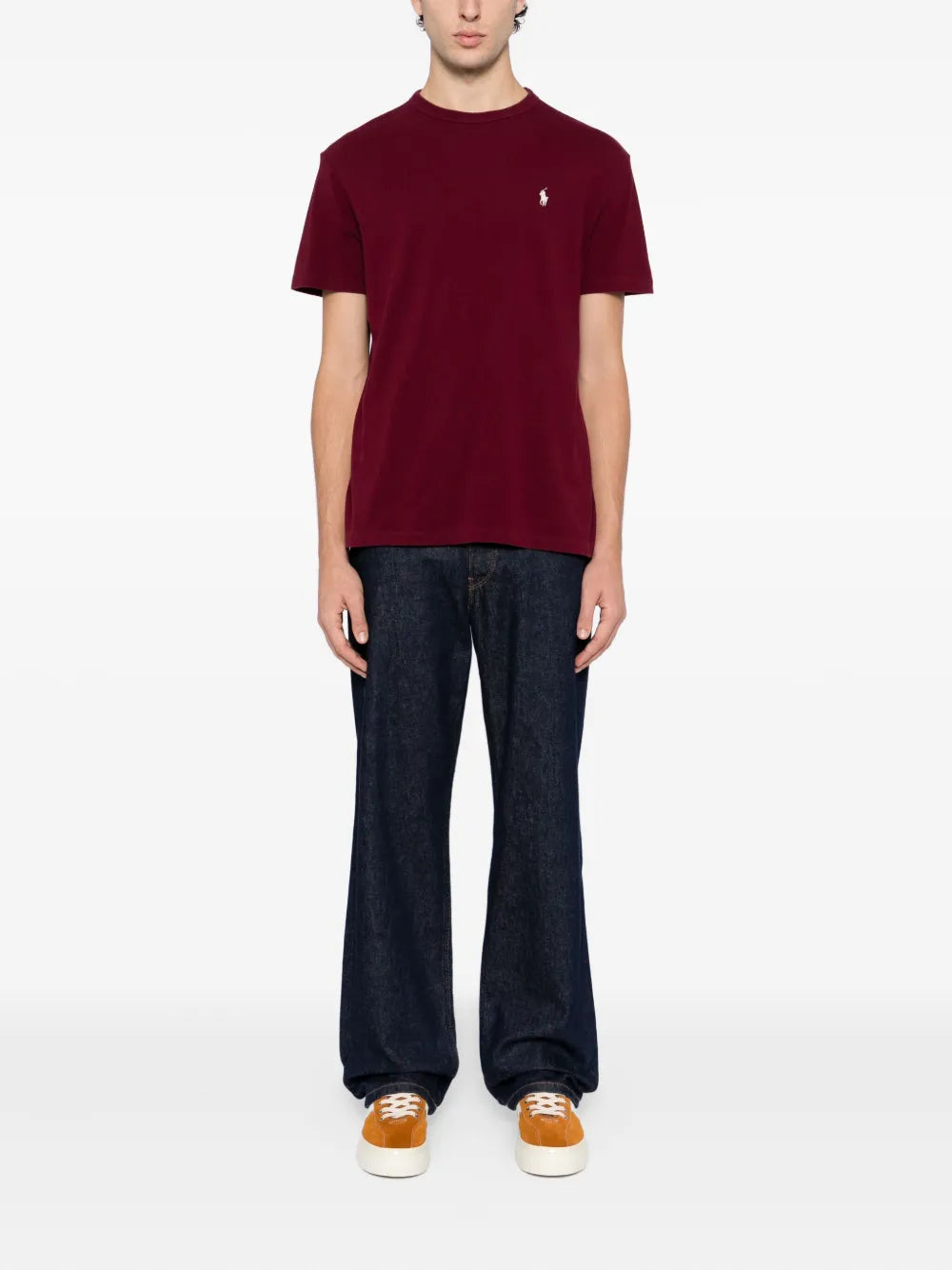 RL Crew-Neck T-shirt (Wine)