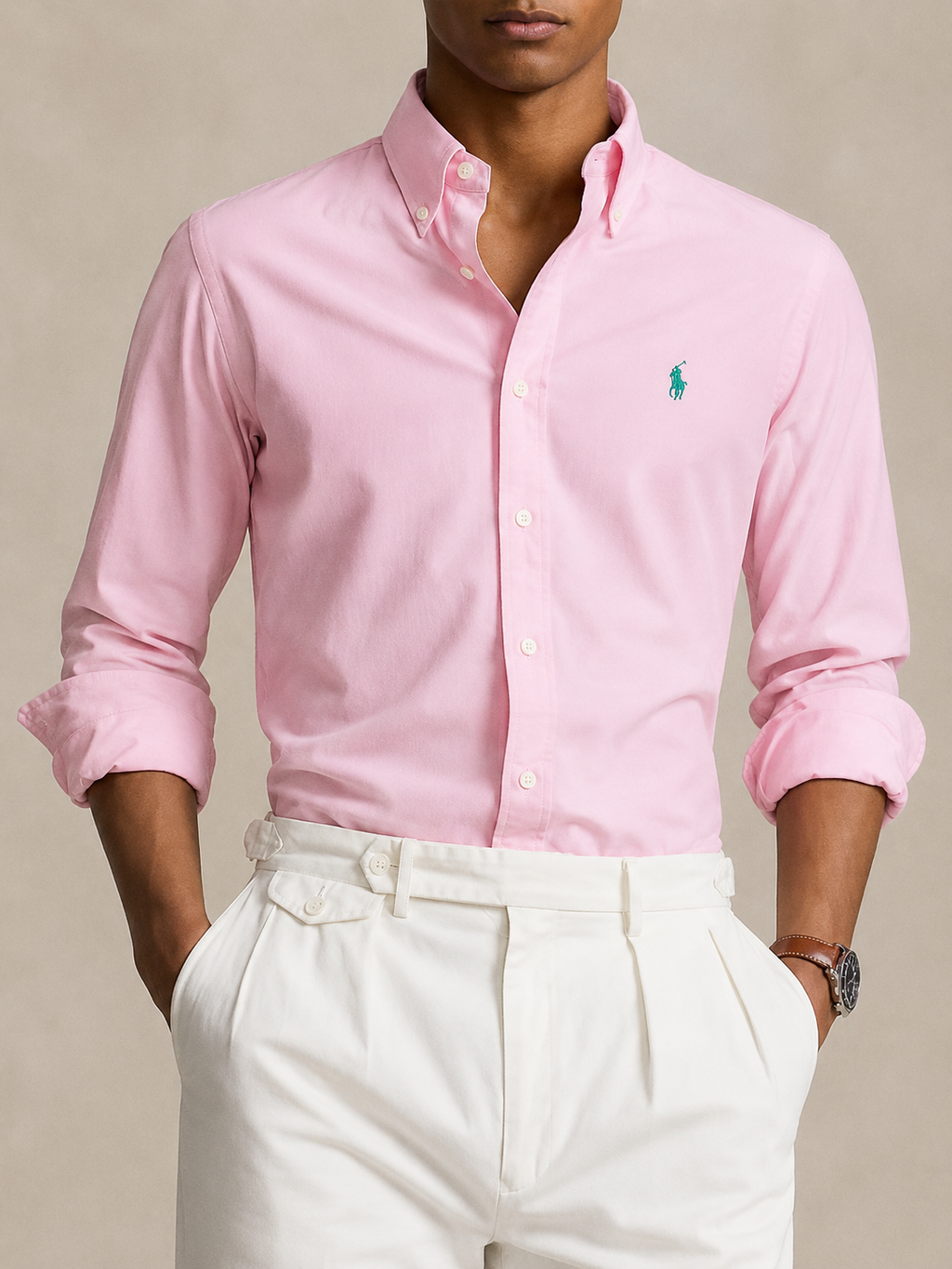 RL Pink Oxford Shirt