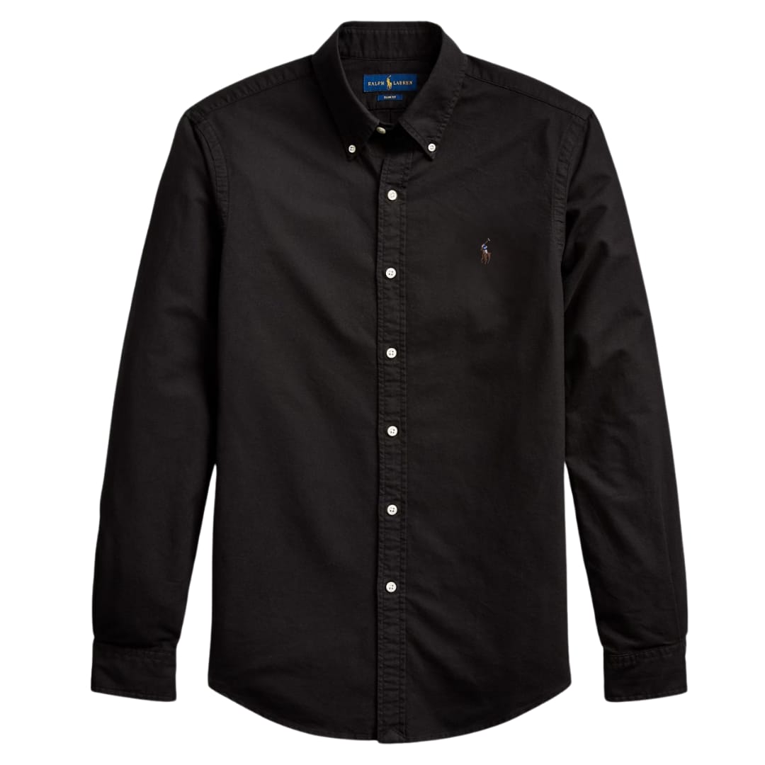 RL Black Oxford Shirt