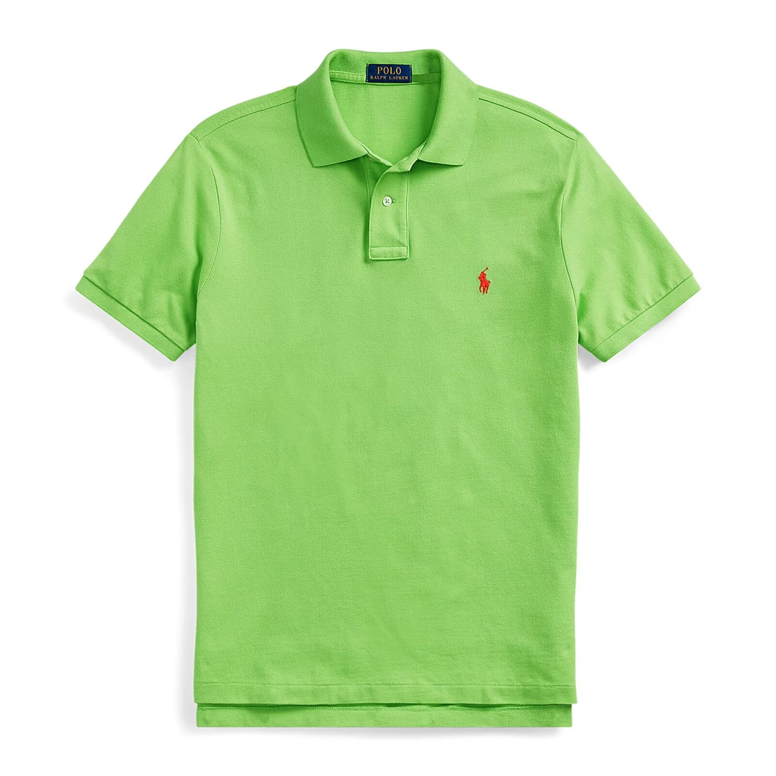 RL Parot Green Collar T-Shirt