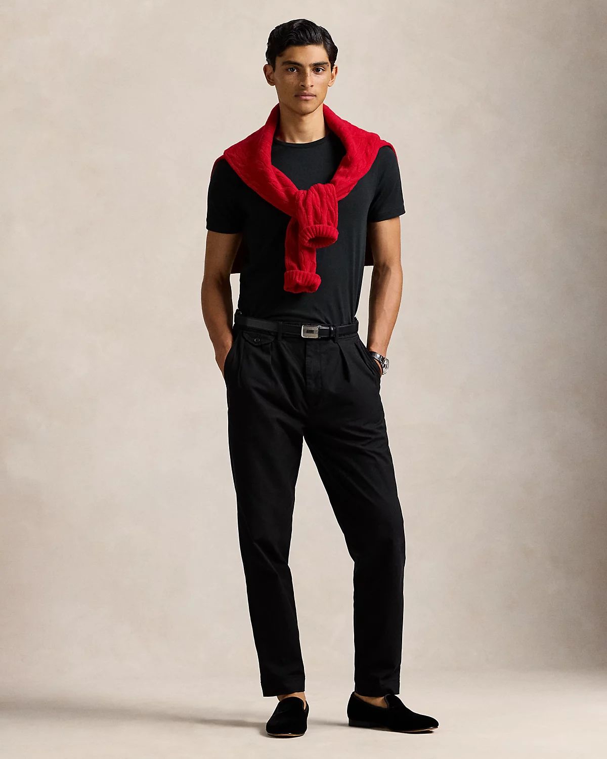 RL Crew-Neck T-shirt (Black)