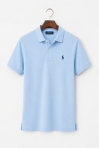 RL Collar T-shirt Sky Blue