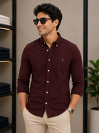 RL Wine Oxford Shirt