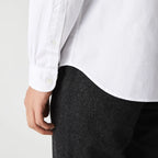 Regular Fit White Linen Shirt
