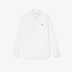 Regular Fit White Linen Shirt