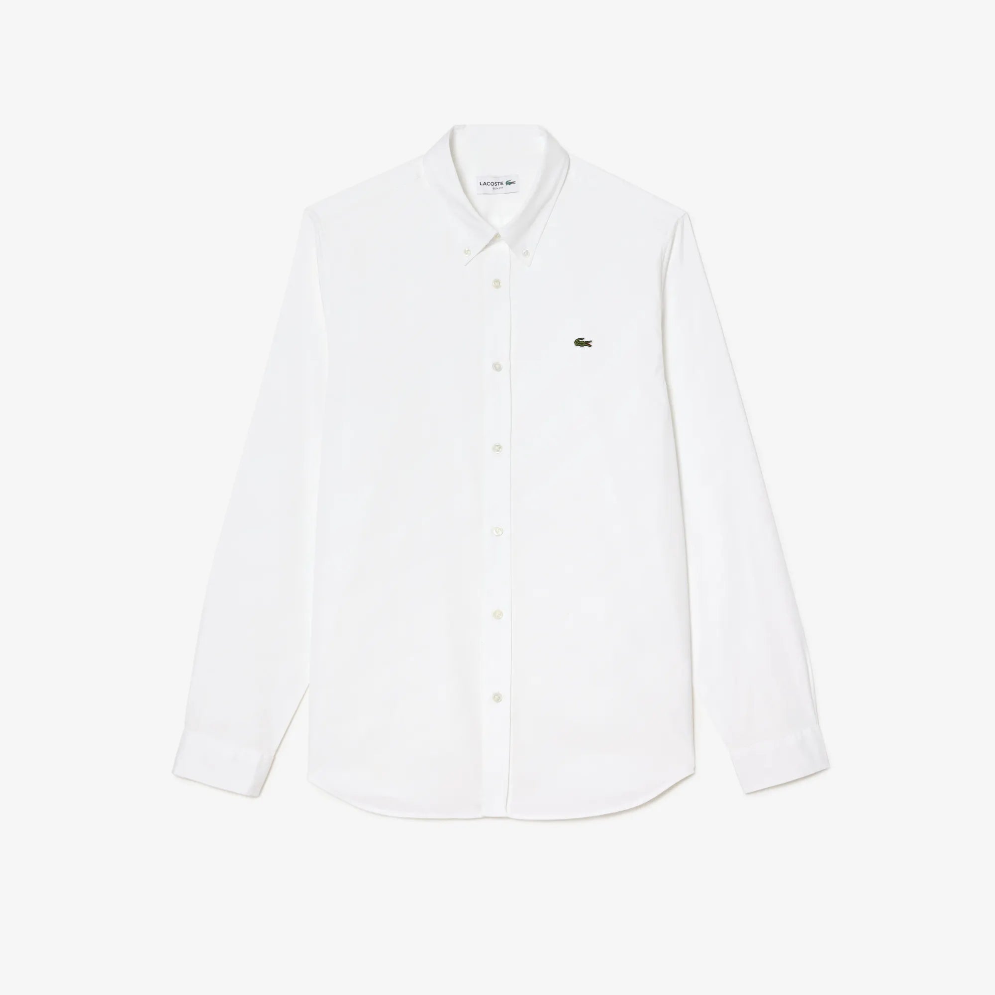 Regular Fit White Linen Shirt