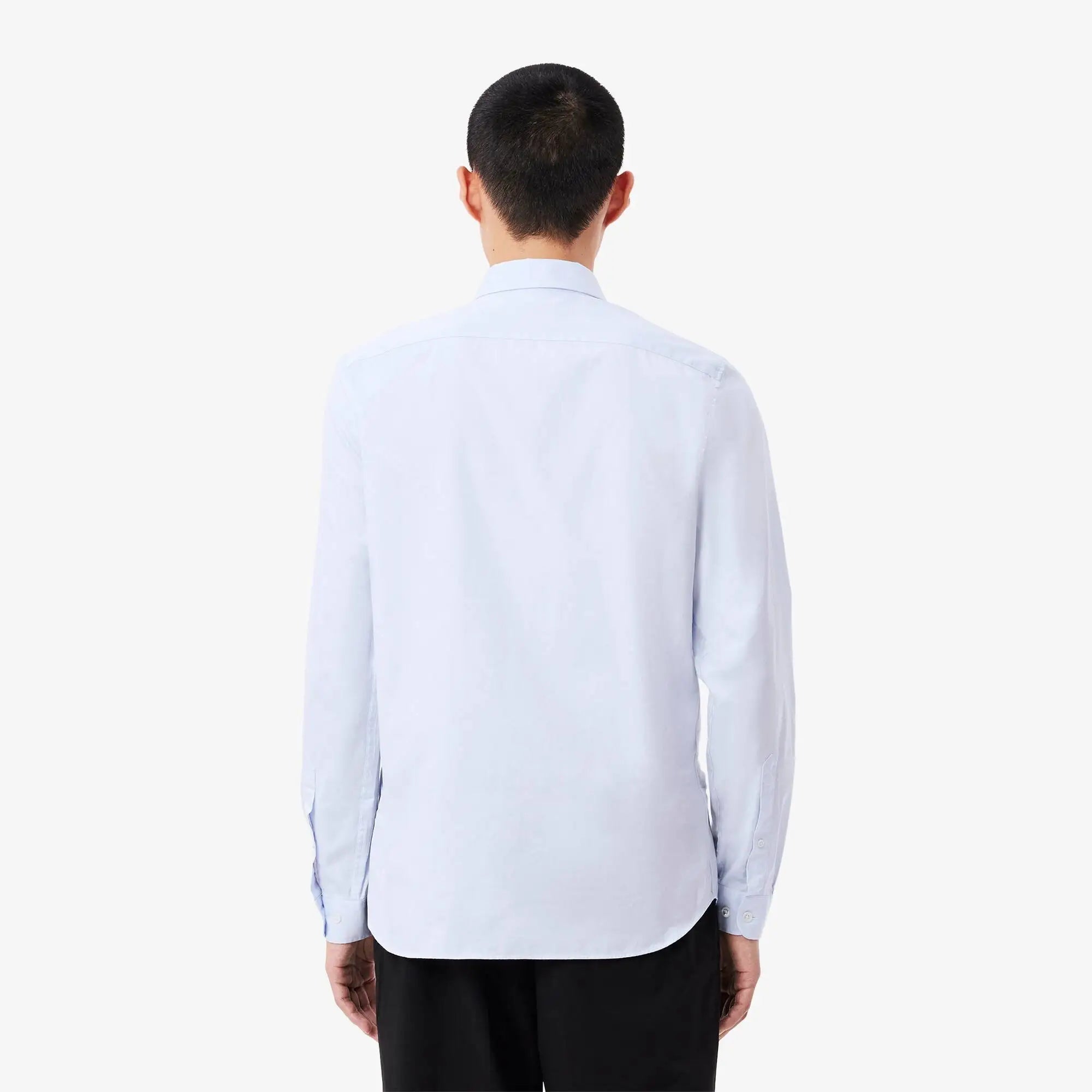 Regular Fit Sky Blue Linen Shirt