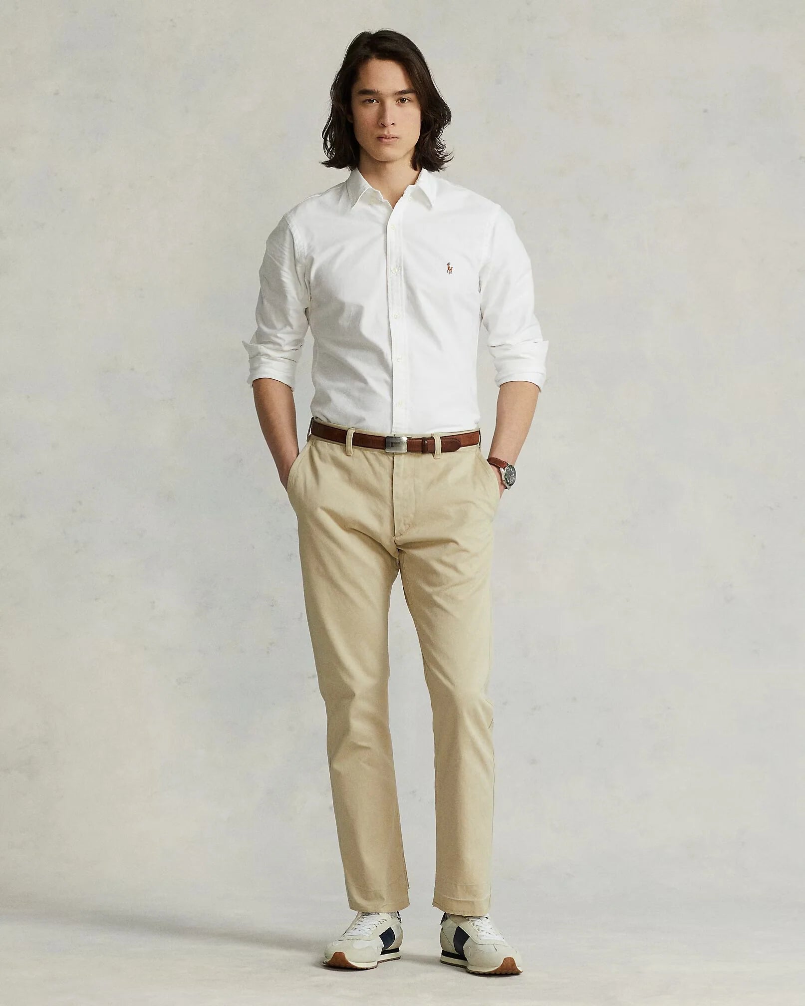 Ralph Lauren Effortlessly Elegant White Button-Up Shirt